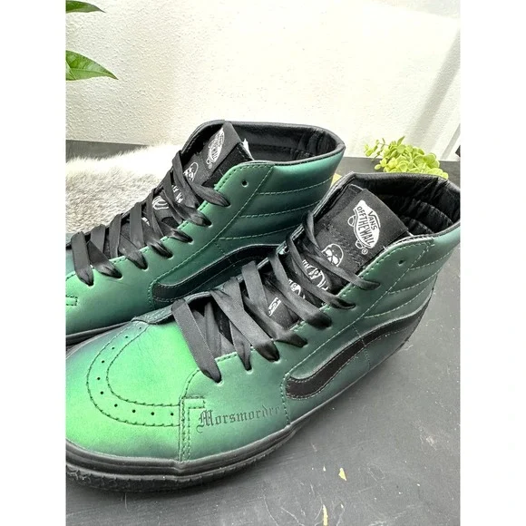 Vans X Harry Potter Morsmordre Green Sk8-Hi Platform High Mens 8/Womens 9.5 - Picture 7 of 16